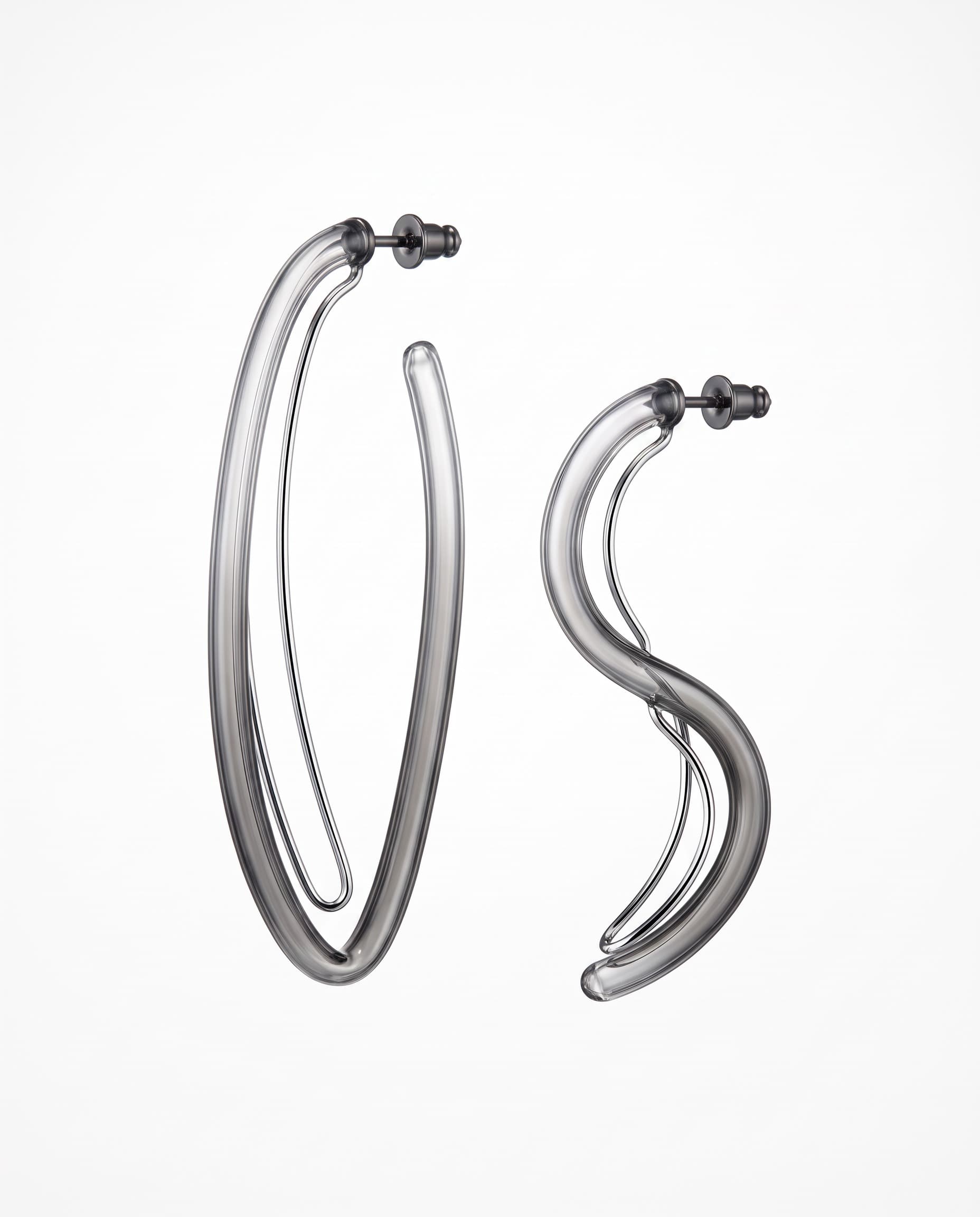 Glassline Earrings, view 2
